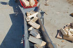TWC-12 Firewood Conveyor Shown With TW-6 Log Splitter