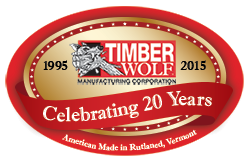 Timberwolf Manufacturing Corporation 20th Anniversary Badge